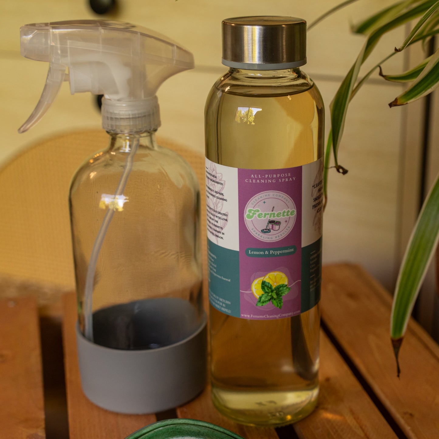 All-Purpose Cleaning Concentrates in Glass Bottle